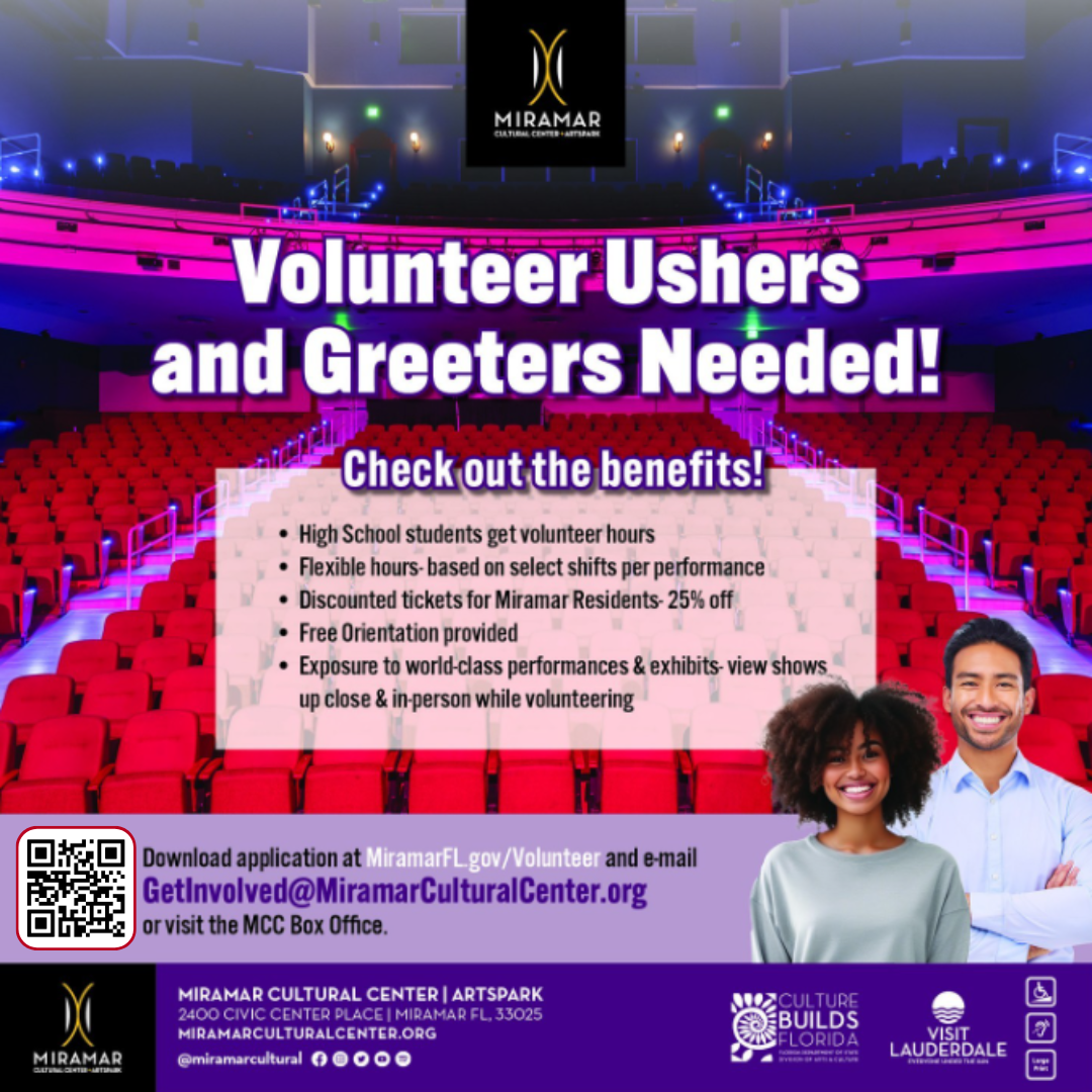 Flyer- Volunteer Ushers and Greeters Needed